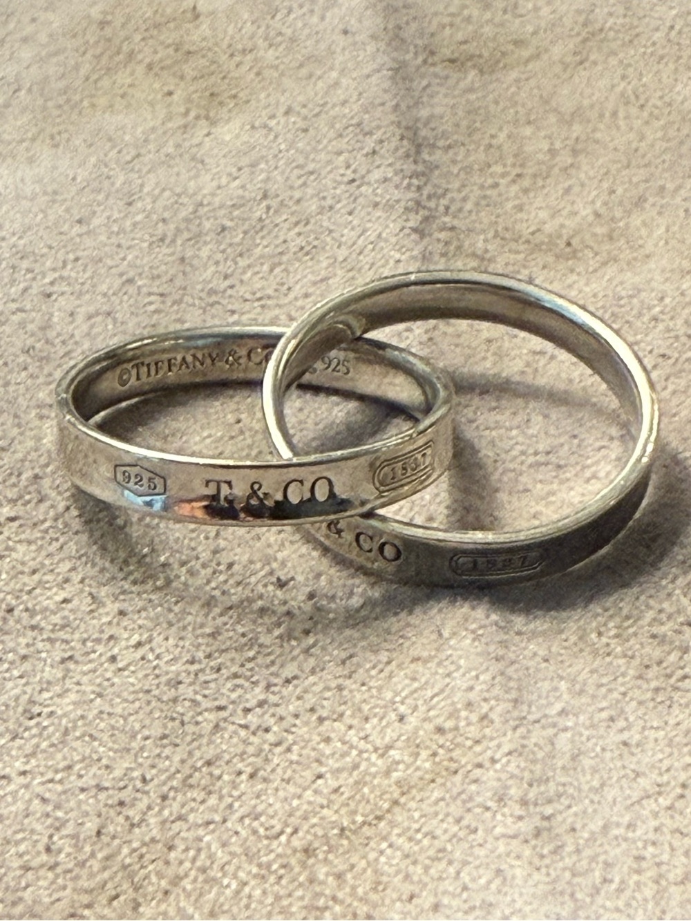TIFFANY AND CO INTERLOCKING RING
